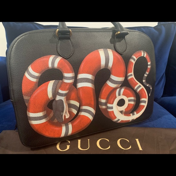 NEW Gucci kingsnake bag/duffel bag - Picture 5 of 15